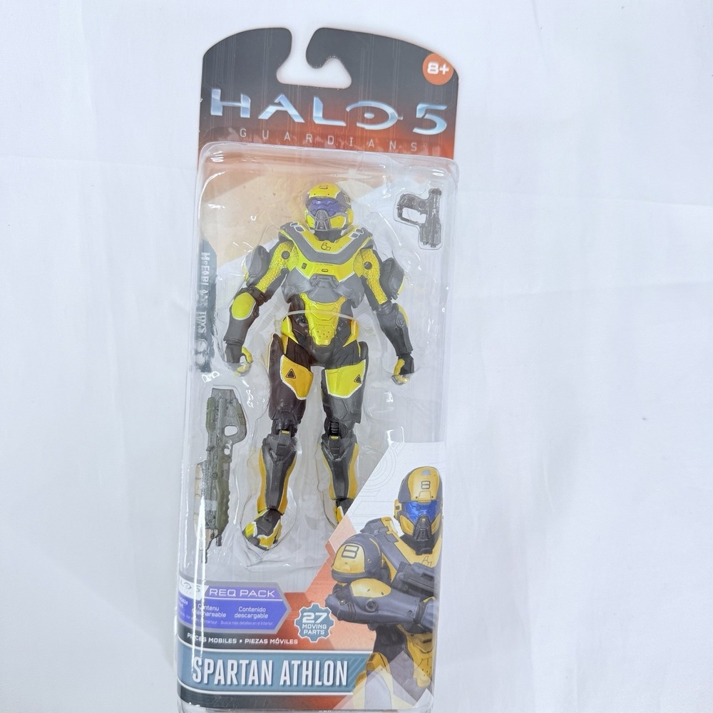McFarlane Halo 5 Guardians Spartan Athlon REQ PACK Series 1 Yellow Gold Armor